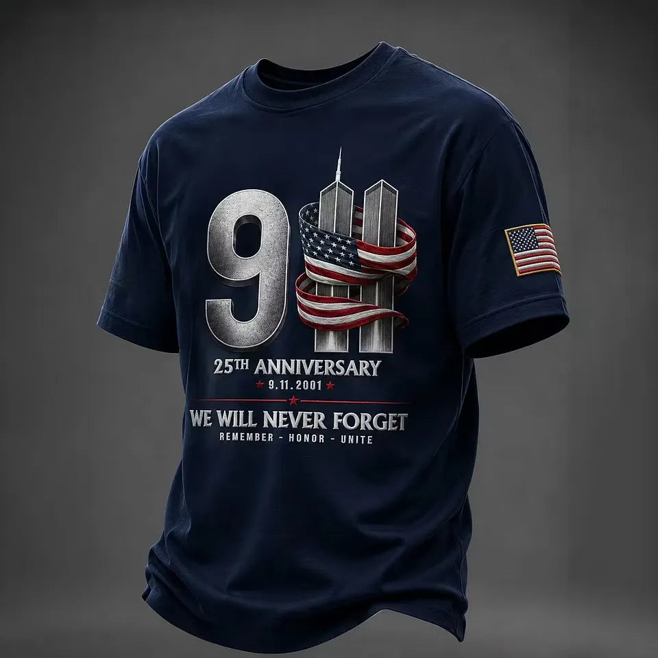 Men's America Printed T-shirt
