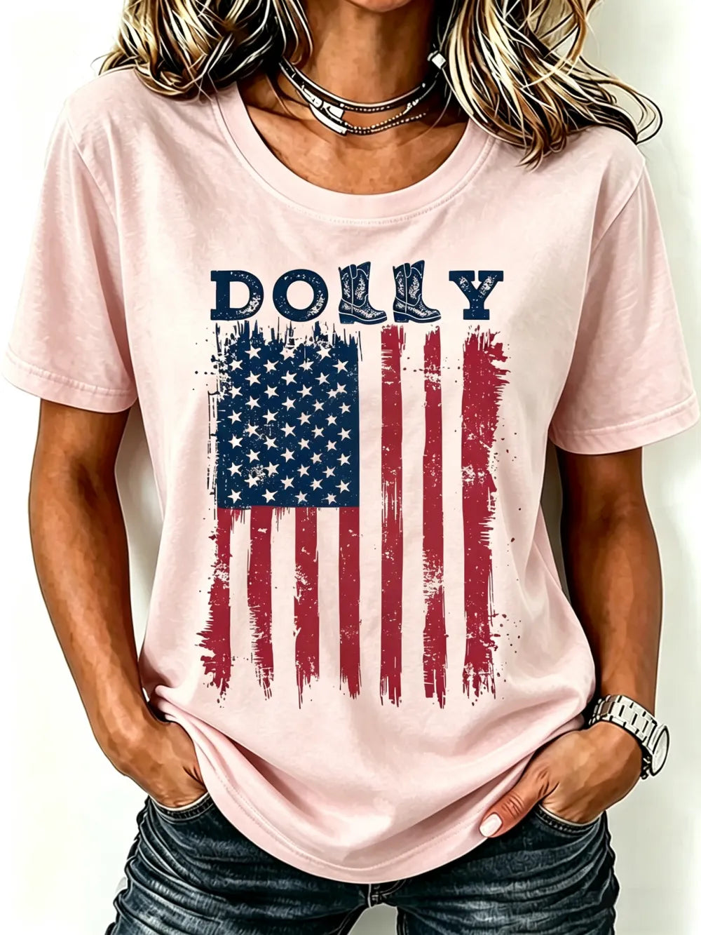 Women'S Commemorative Printed Casual T-Shirt