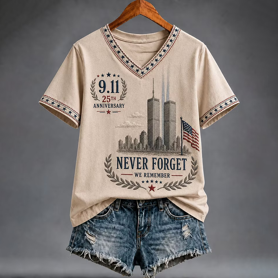 Women's 9.11 Never Forget Short-sleeved T-shirt