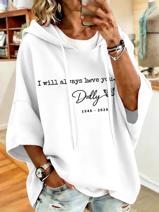Women'S Commemorative Printed Hoodie