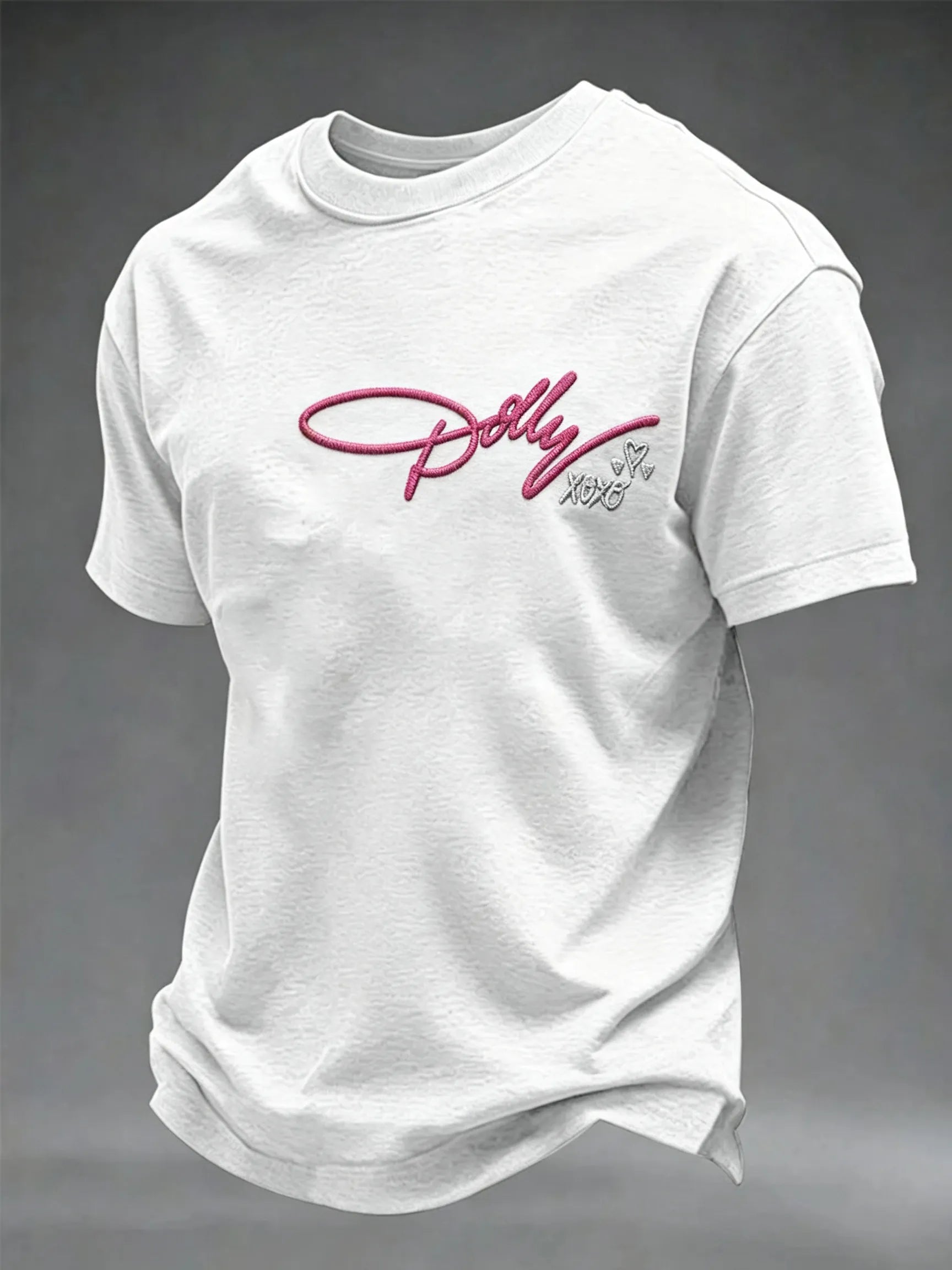 Men's Country Music Legend Tribute Print Round Neck T-shirt