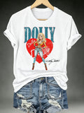 Women's Vintage Country Music Tribute Parton Tour T-Shirt