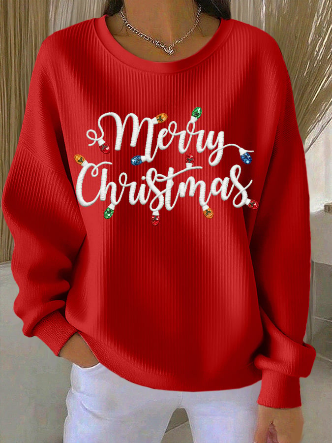 Women's casual Christmas sweatshirt