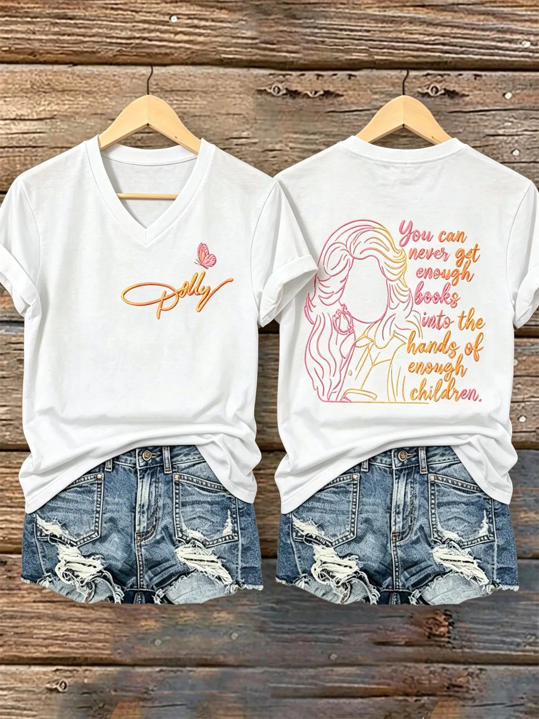 Women's Country Music Legend Tribute Print T-shirt