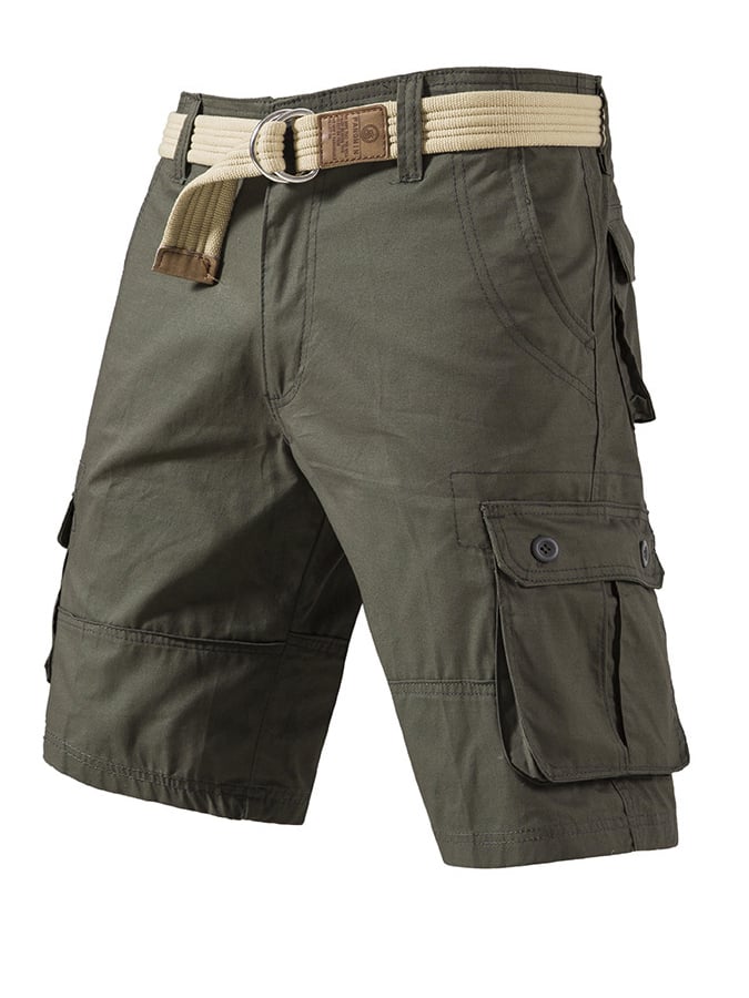 Men's Vintage Outdoor Cotton Functional Work Shorts
