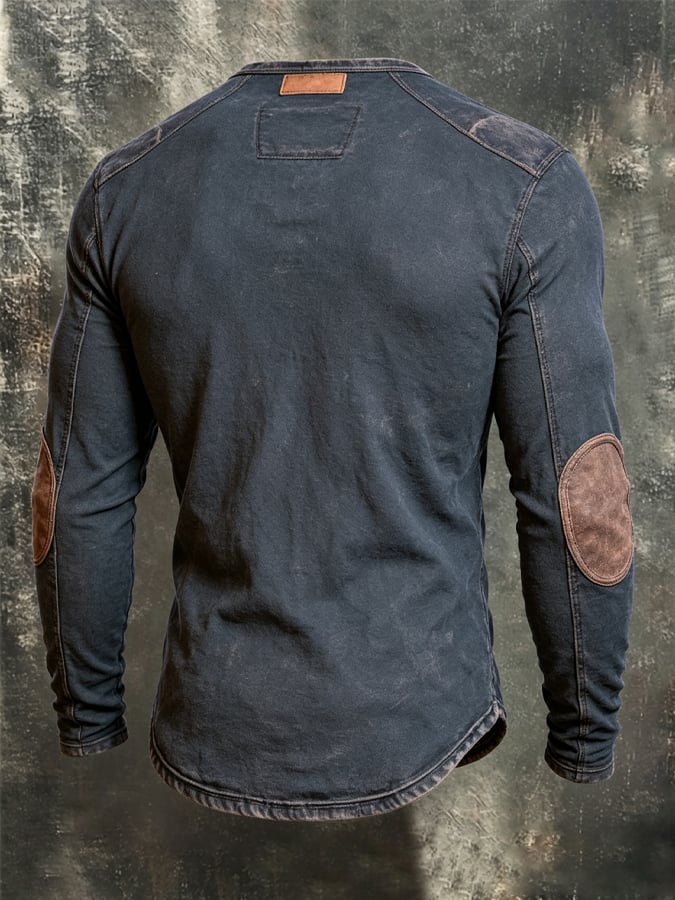 Men's Vintage Comfortable Henley T-Shirt