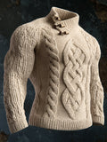 Men’s Vintage-Style Comfortable Knitted Sweater/Sweatshirt