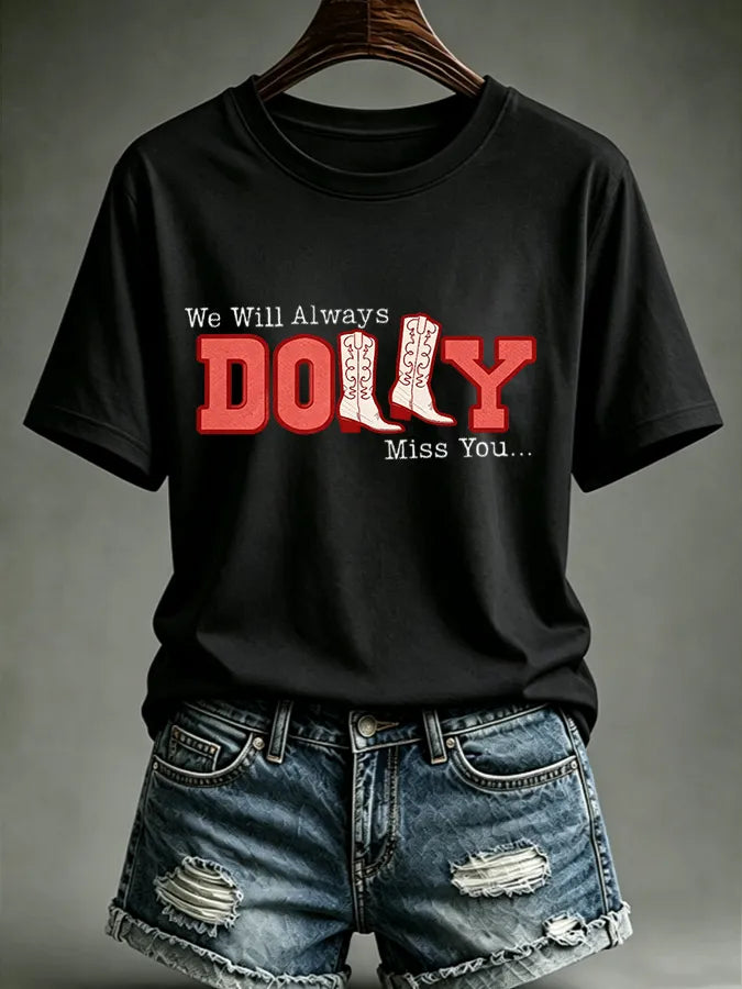 Women'S Commemorative Printed Casual T-Shirt