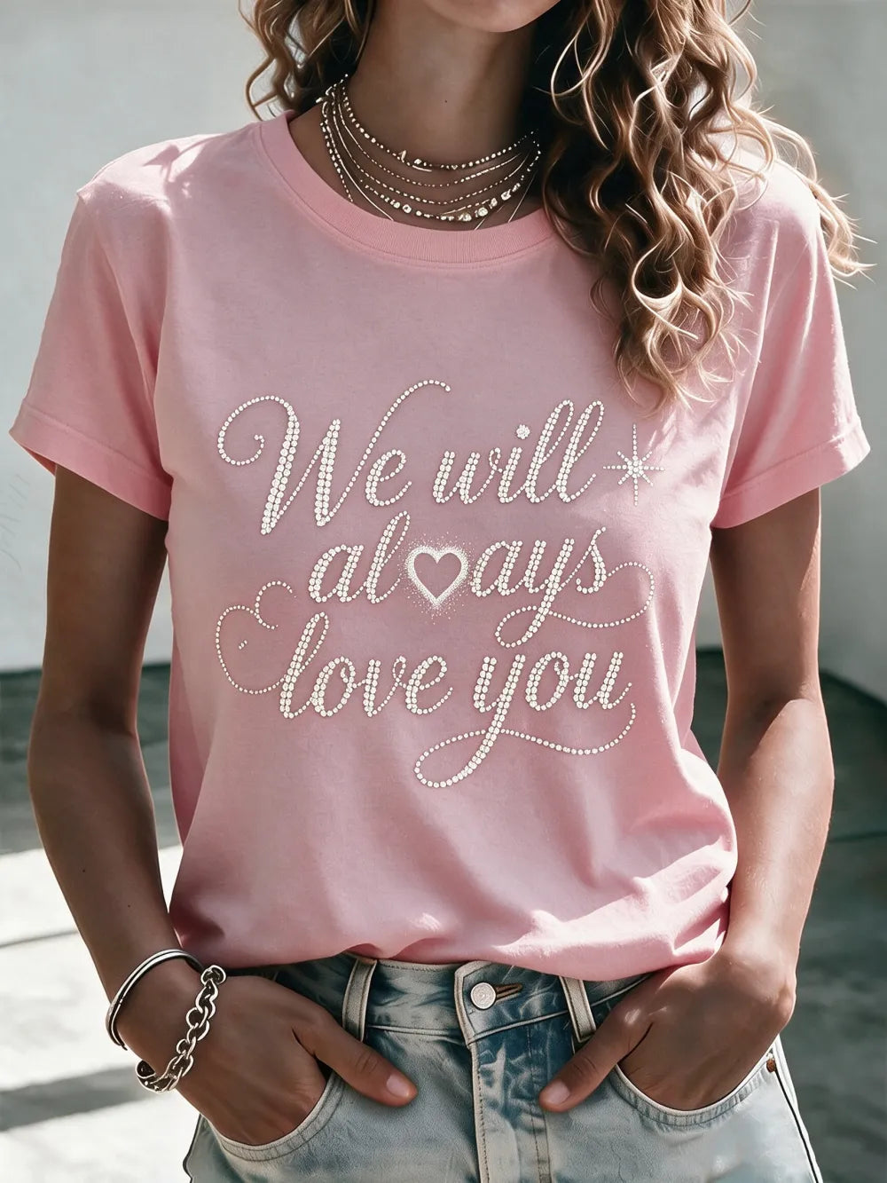 Women'S Commemorative Printed Casual T-Shirt