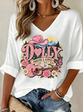 Women'S Country Music Printed Casual T-Shirt