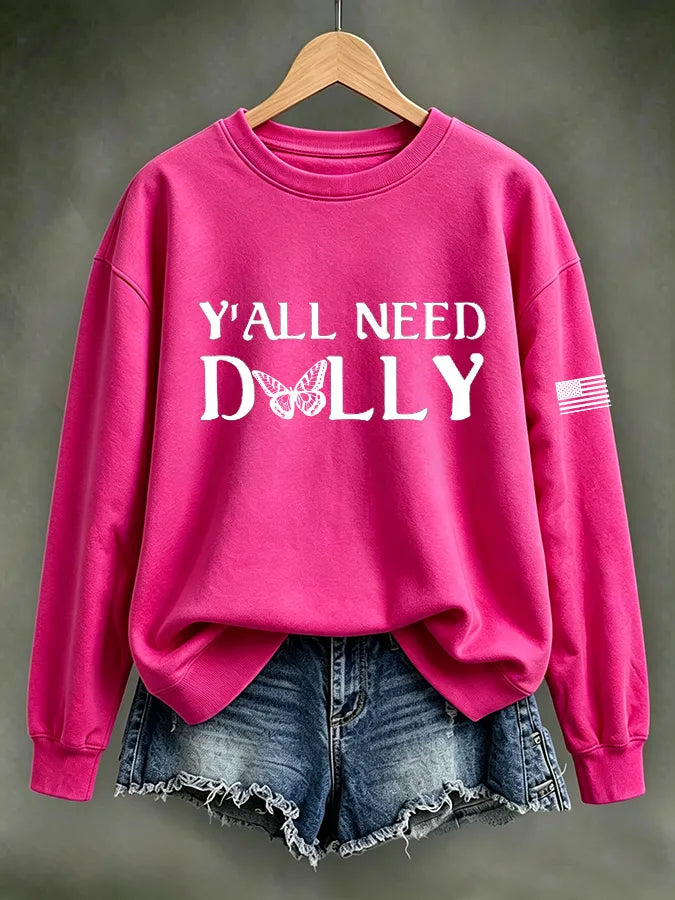 Women'S Country Music Print Sweatshirt