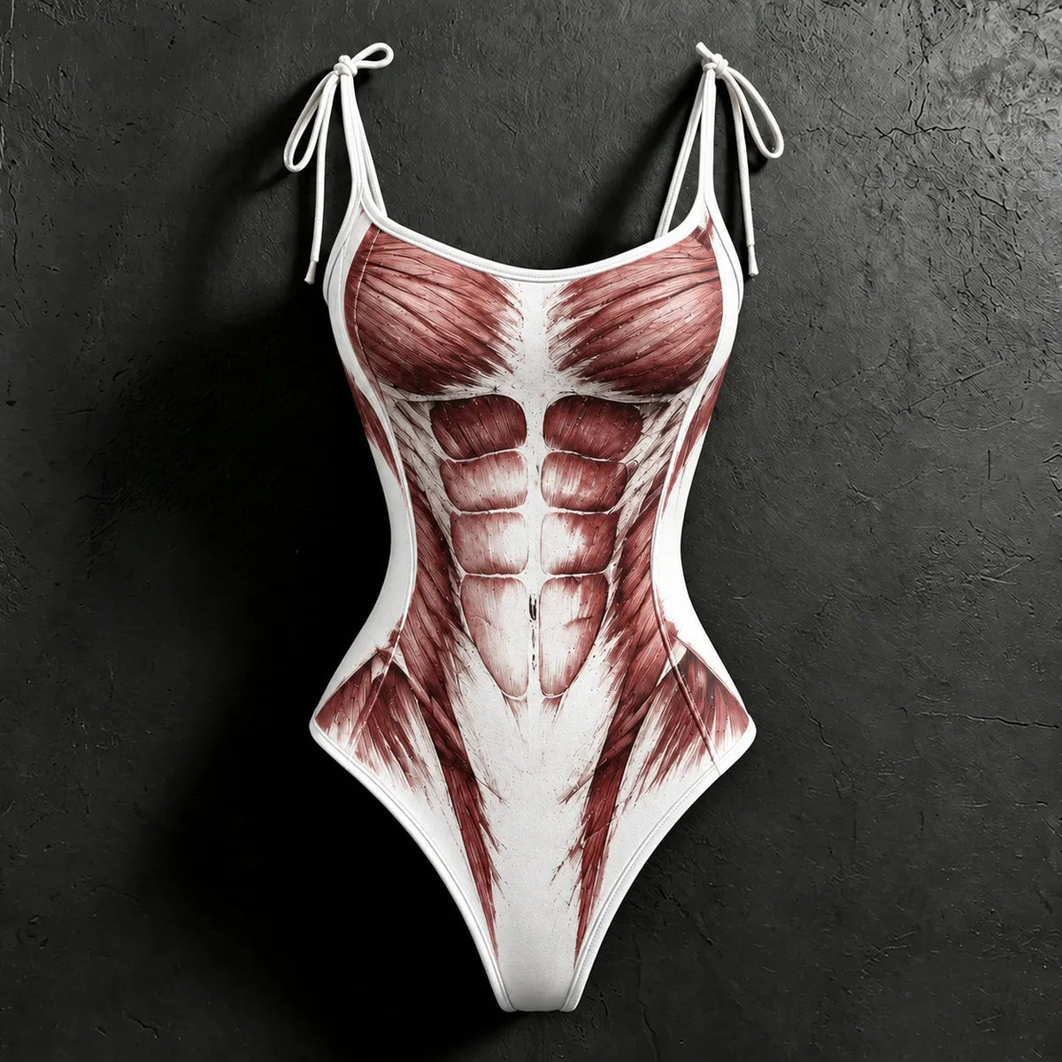 Women's Vintage Halloween Muscle Art Print Hoodie Two Piece Set