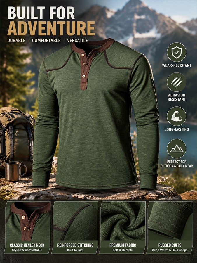 Men's Vintage-Style Comfortable T-Shirt