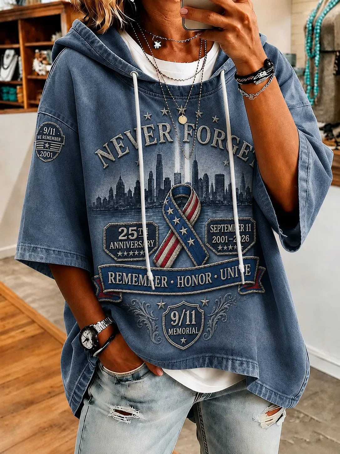 Women's 911 Memorial Graphic Top