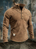 Men's Vintage Comfortable Henley T-Shirt