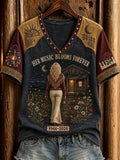Country Singer Commemorative Printed T-Shirt