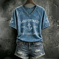 Women's 1615 Ontario Printed Casual Raglan Sleeve T-shirt