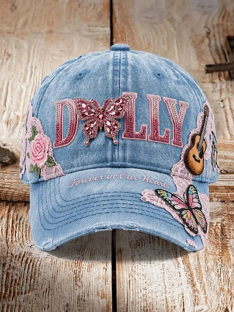 Retro Commemorative Printed Washed Hat
