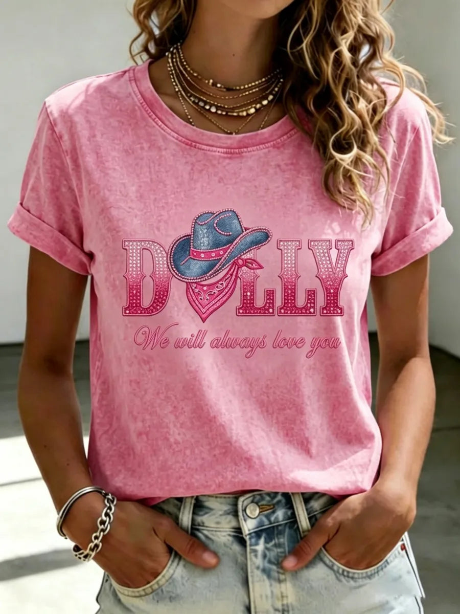 Women's Commemorative Print Vintage T-Shirt