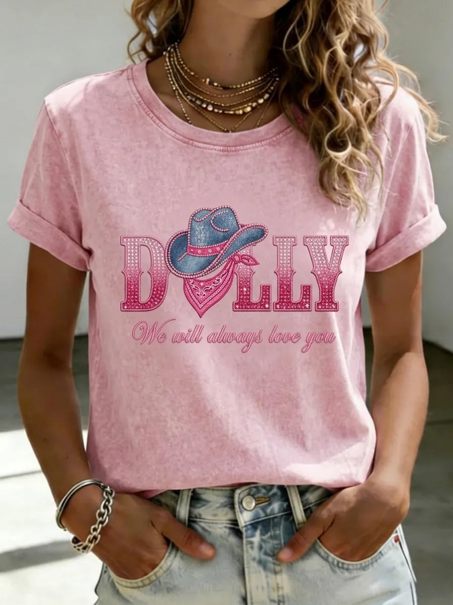 Women's Commemorative Print Vintage T-Shirt