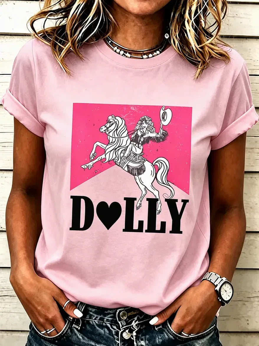 Women'S Commemorative Printed Casual T-Shirt