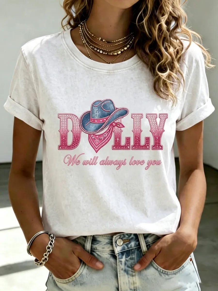 Women's Commemorative Print Vintage T-Shirt