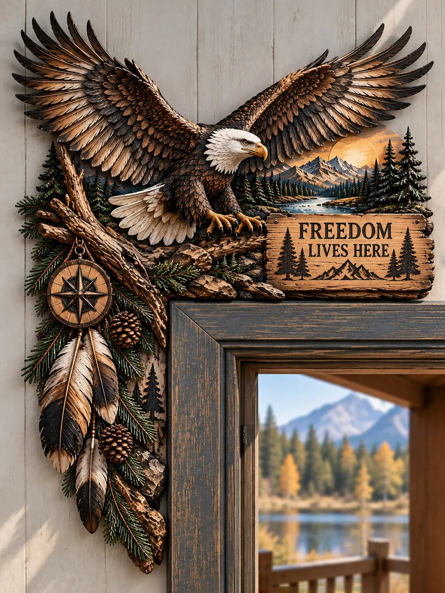 🦅 Eagle Freedom Door Frame Topper