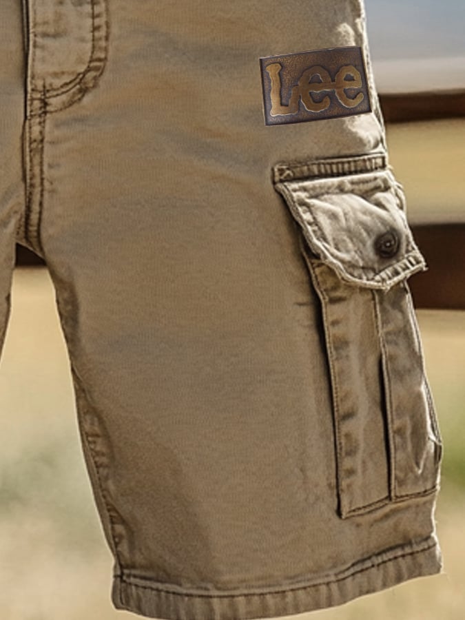 Men's Retro Outdoor Pocket Functional Work Shorts
