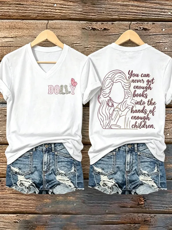 Women'S Commemorative Printed Casual T-Shirt