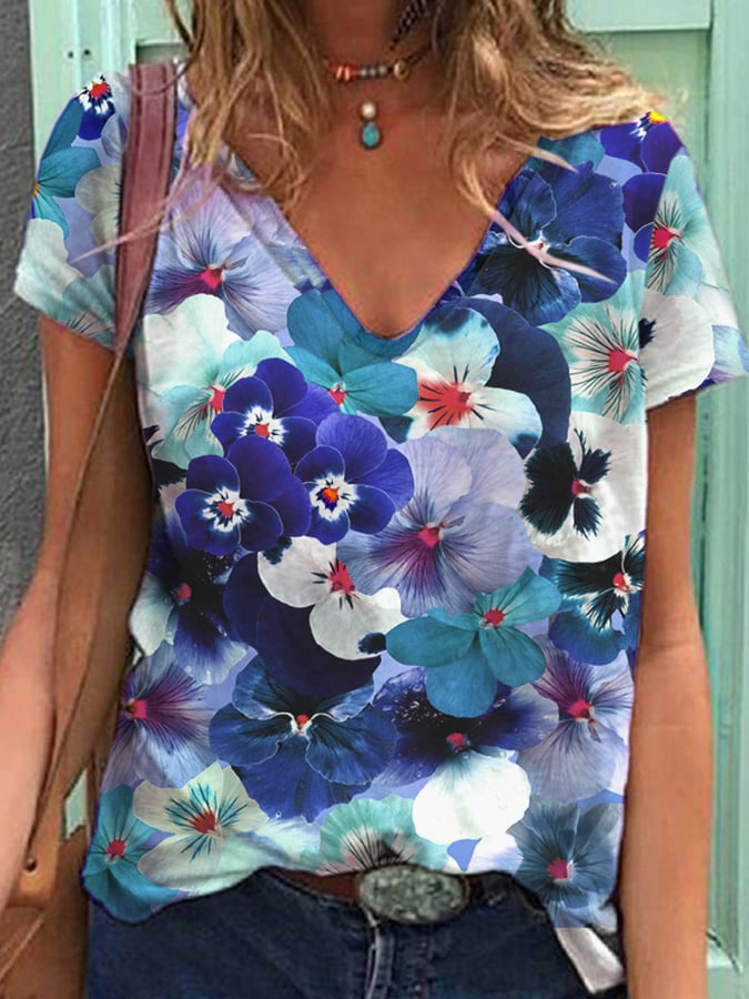 Women's Dementia Awareness Print T-Shirt