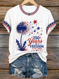 Women's Casual Patriotic T-Shirt