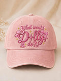 Unisex Retro Commemorative Dolly Printed Hat