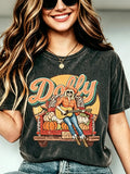 Women's The Queen of Country Print Casual T-Shirt