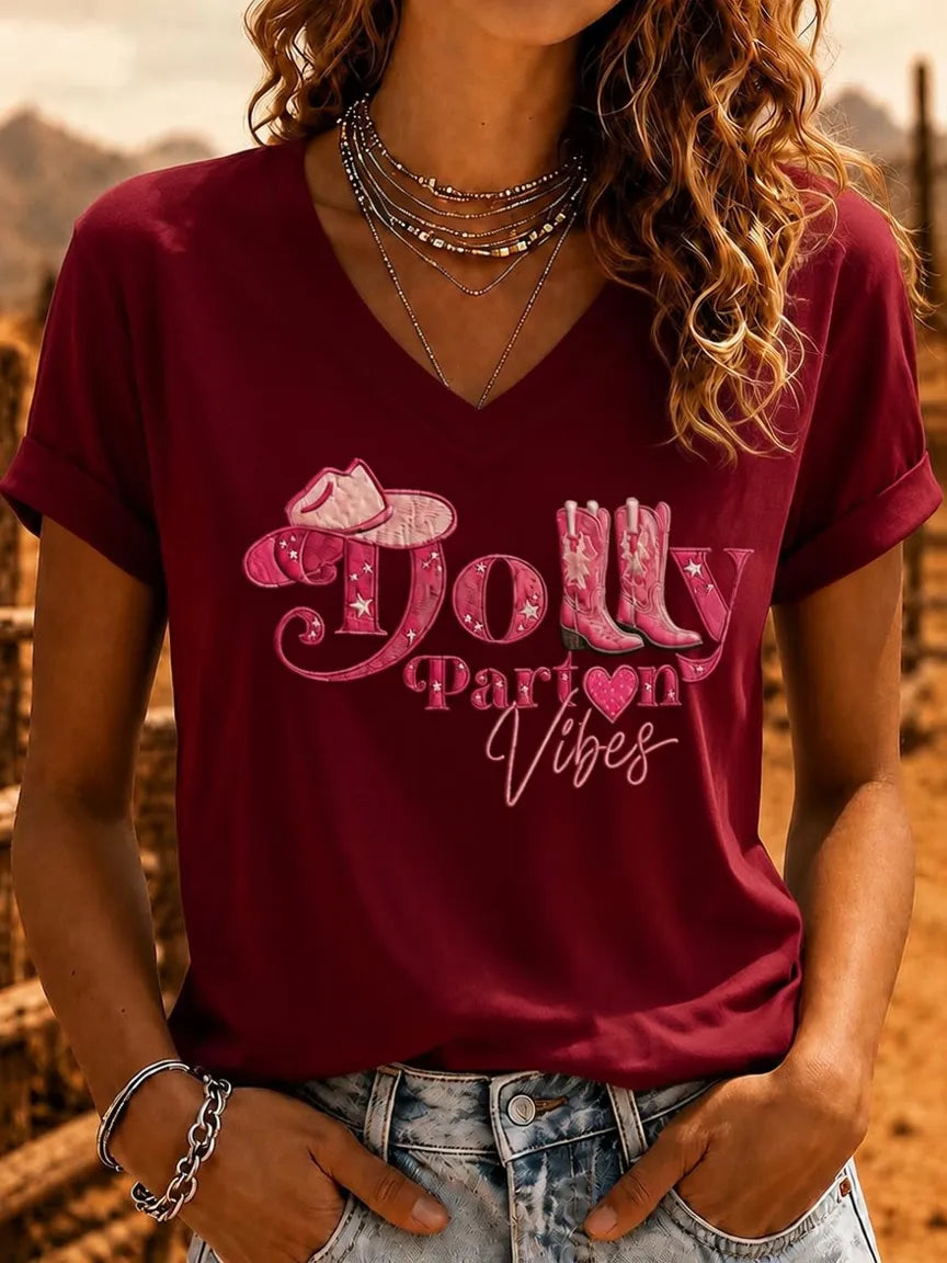 Women'S Commemorative Printed Casual T-Shirt