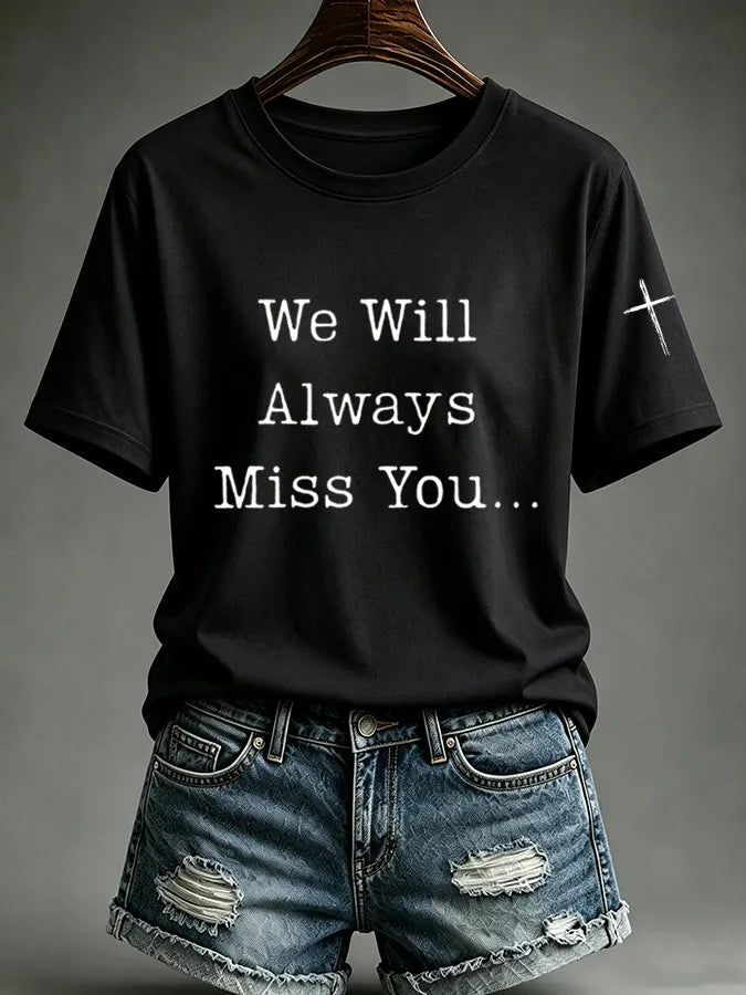 Women'S Commemorative Printed Casual T-Shirt