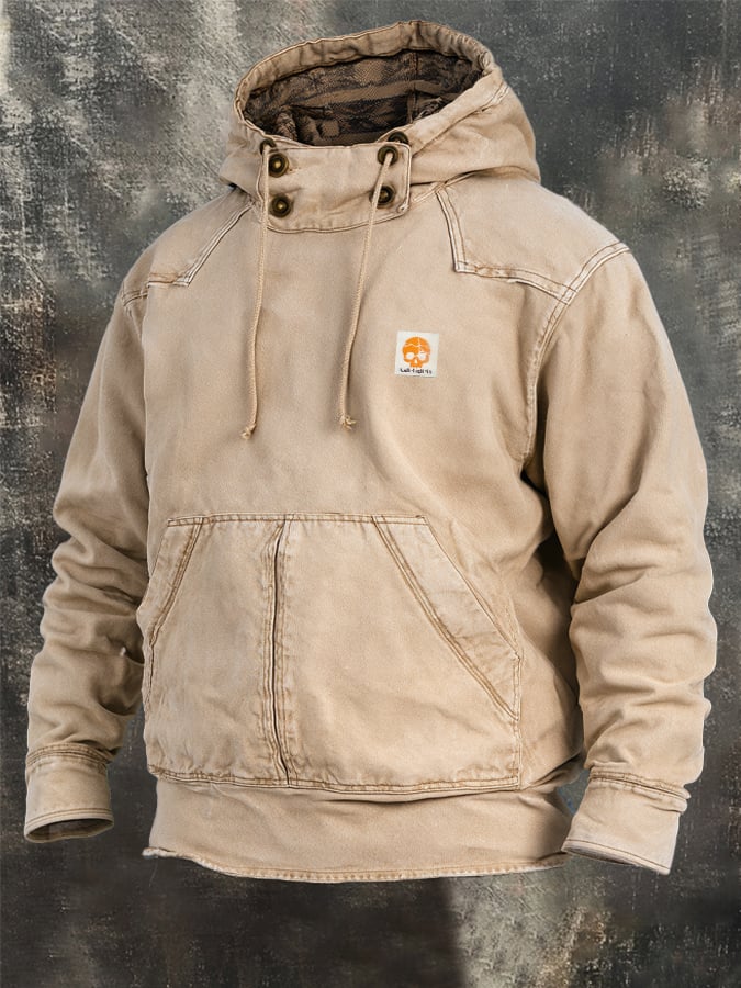 Men’s Retro Comfortable Outdoor Warm Sweatshirt