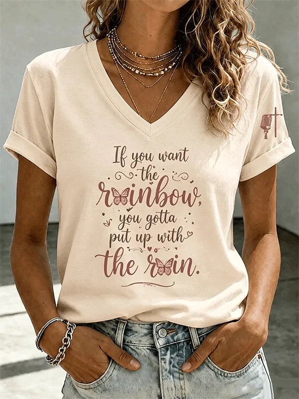 Women'S Classic Lyrics Casual T-Shirt