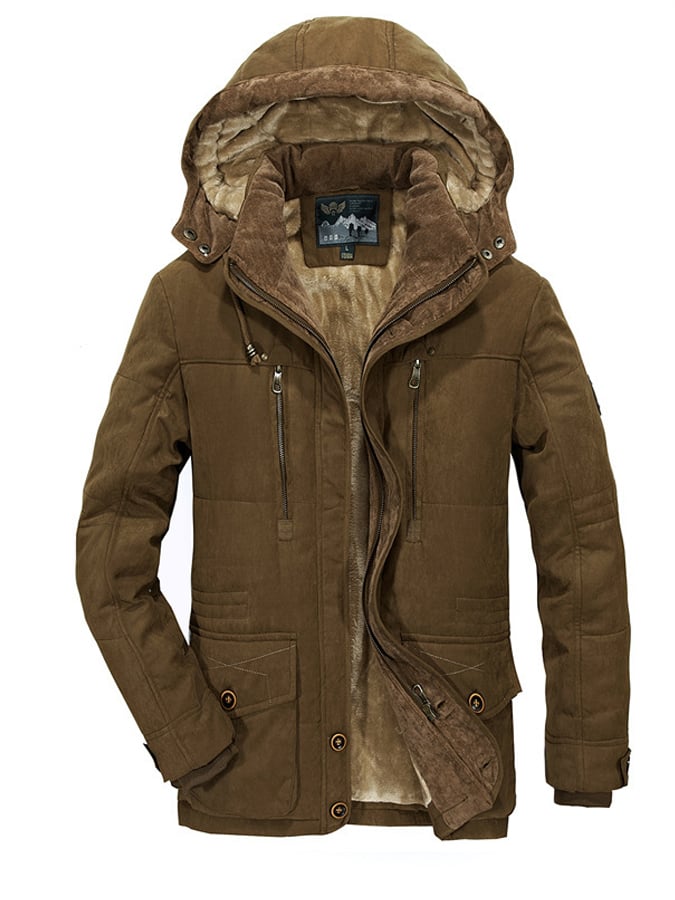 Men's Vintage Thickened Padded Outdoor Jacket