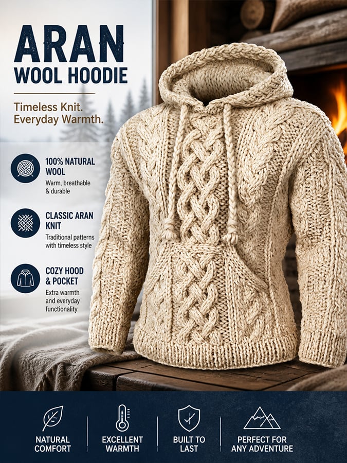 Men’s Vintage-Style Comfortable Knitted Sweater/Sweatshirt