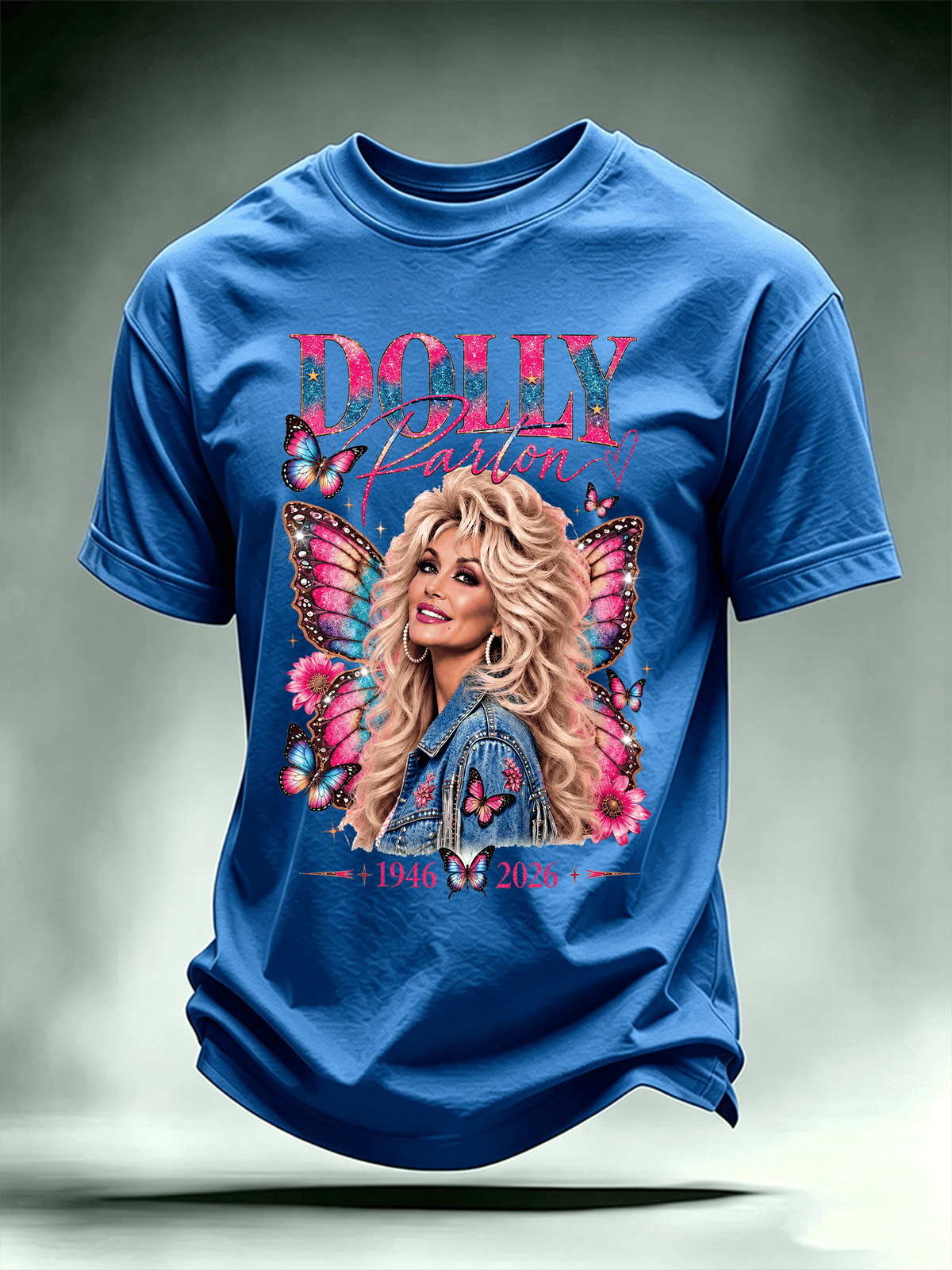Men's Vintage Country Music Tribute Parton Tour T-Shirt