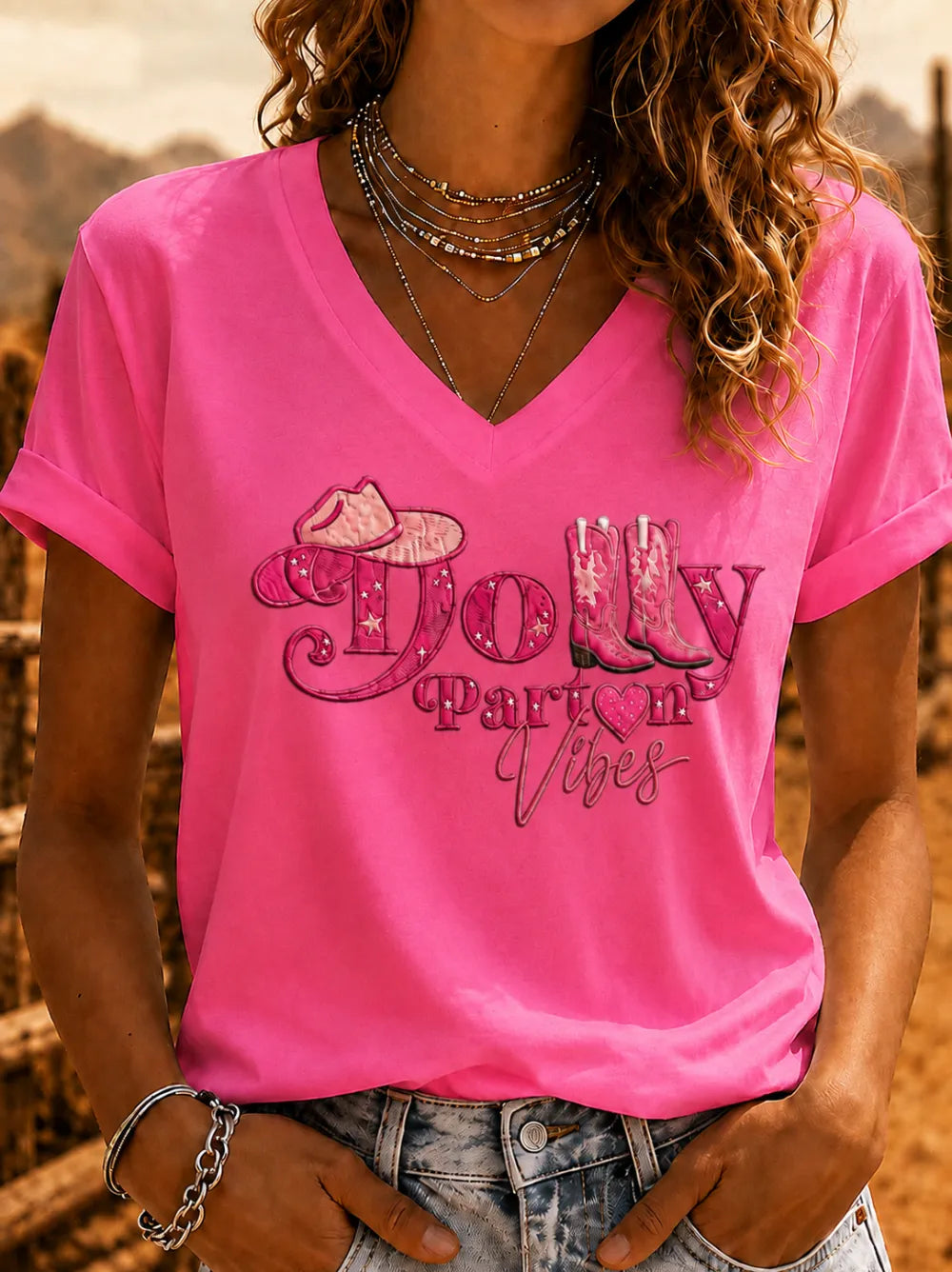 Women'S Commemorative Printed Casual T-Shirt