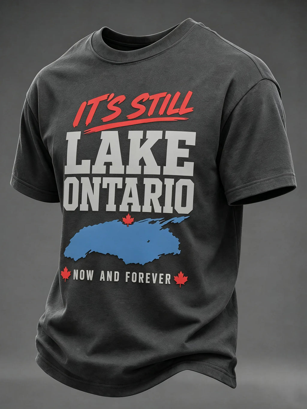 Men's “it's Still Lake Ontario Now And Forever” Printed T-shirt