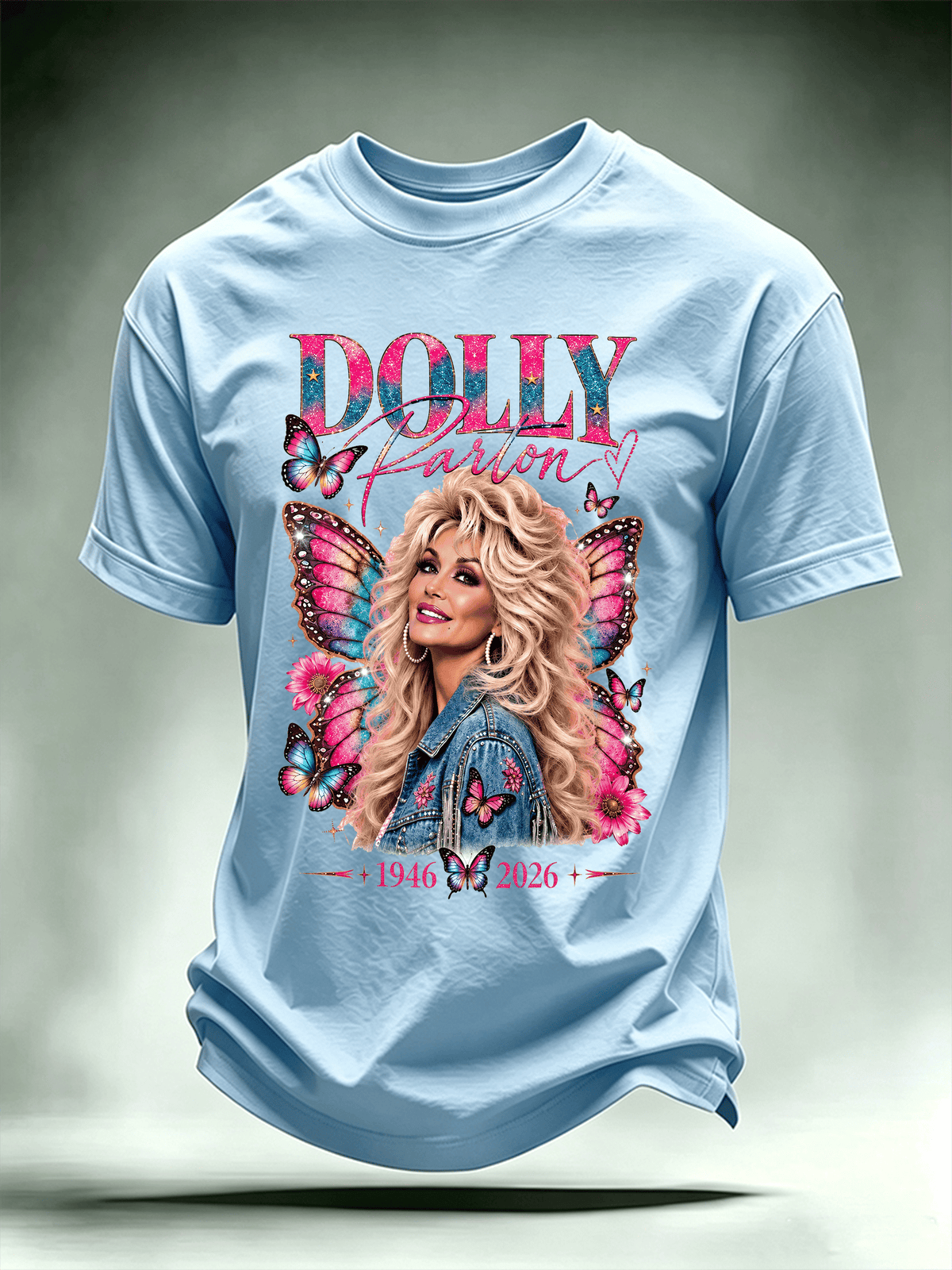 Men's Vintage Country Music Tribute Parton Tour T-Shirt