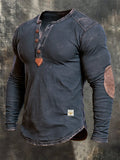 Men's Vintage Comfortable Henley T-Shirt