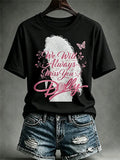 Women'S Casual Commemorative Singer Printed T-Shirt