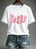 Women'S Commemorative Printed Casual T-Shirt