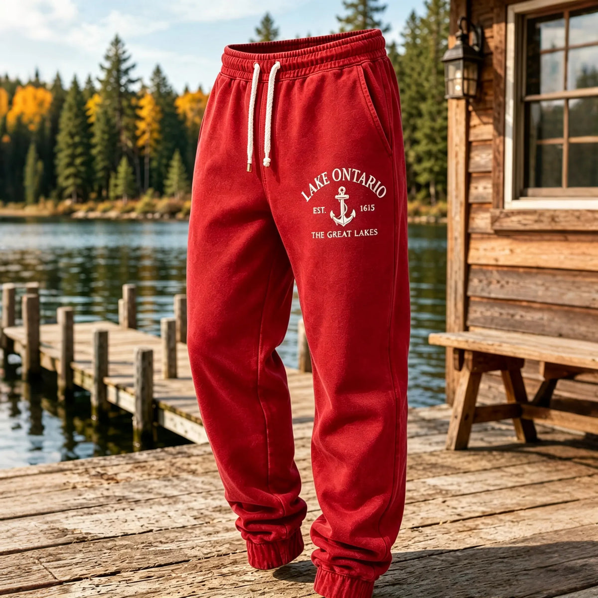 Men's 1615 Ontario Print Casual Sweatpants