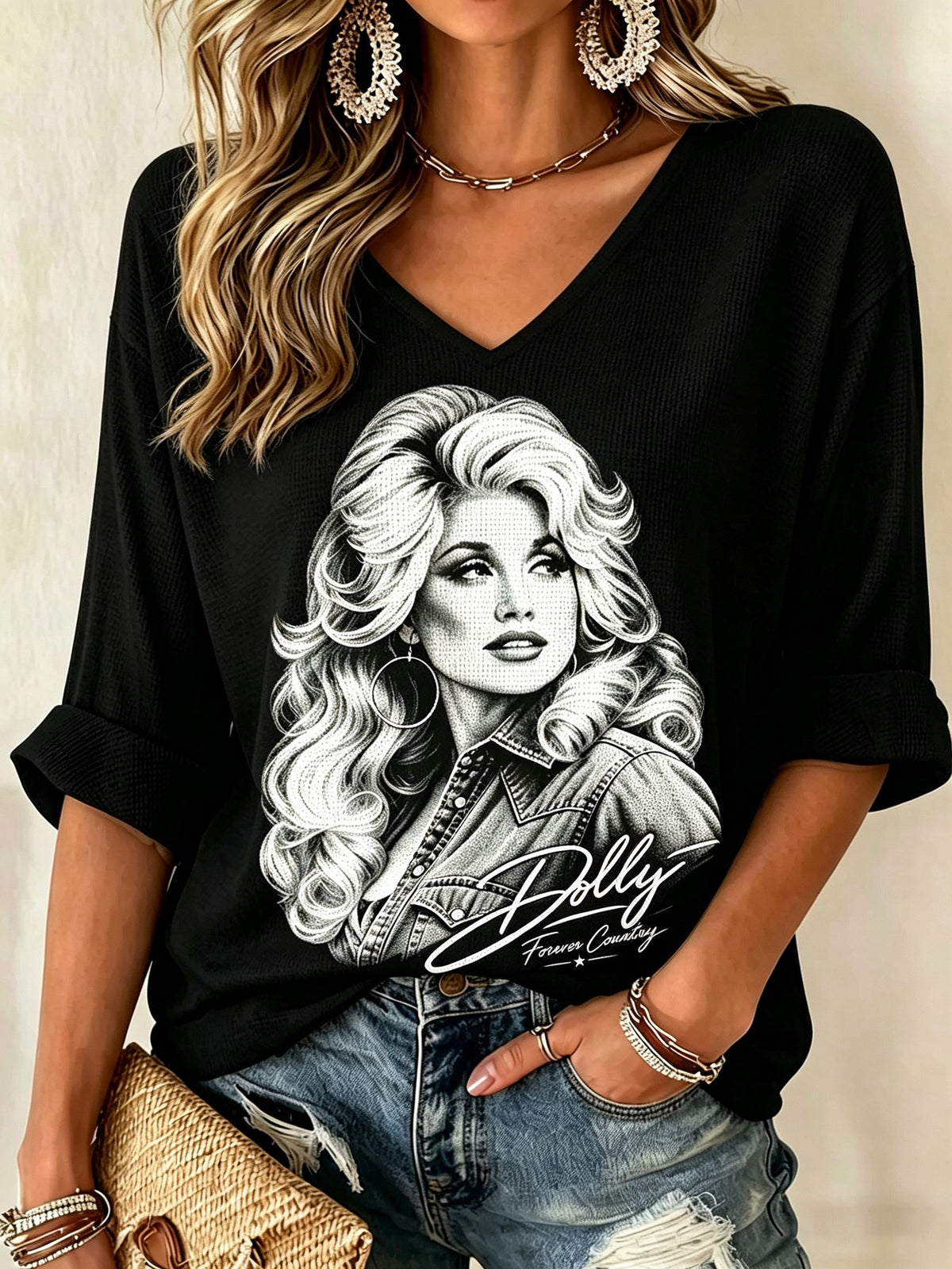 Women's Casual Print Short-Sleeve T-Shirt