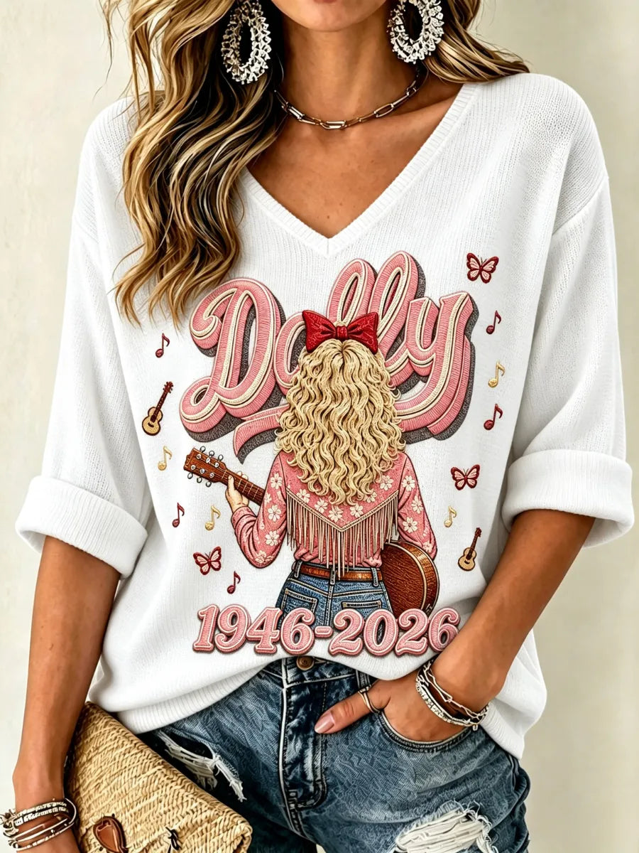 Women'S Country Music Printed Casual T-Shirt