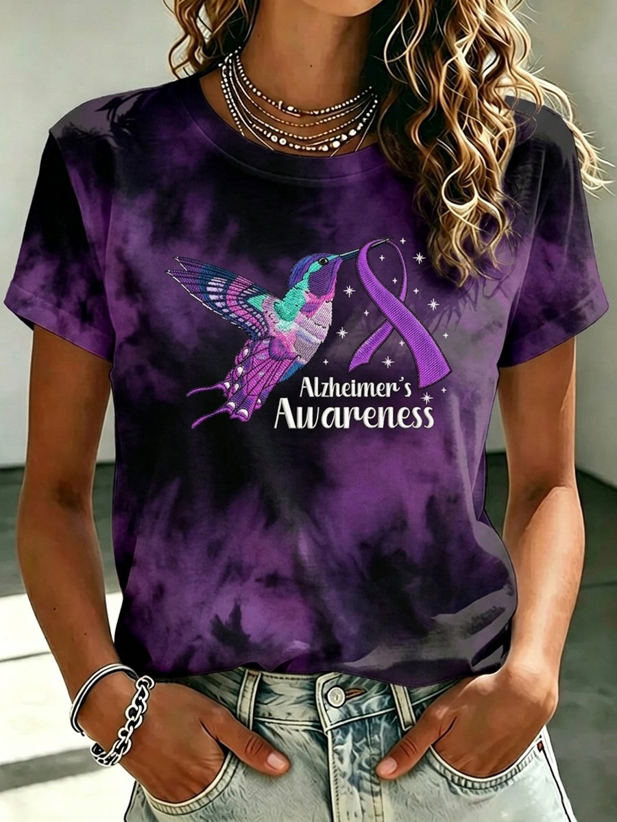Women's Alzheimer's Awareness Short-Sleeve T-Shirt